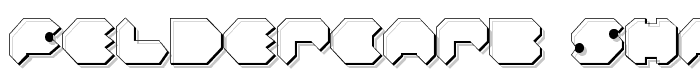 Feldercarb Shadow2 font